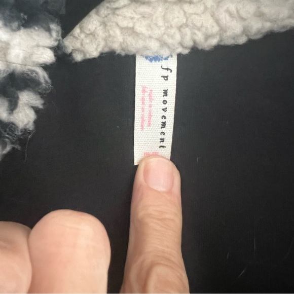 Free People geo line combo hit slopes printed lined jacket medium - Picture 13 of 13